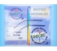 Промислові швейні голки Dotec LWx6T для підшивальних машин потайного стібка