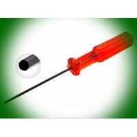 Викрутка шестигранна для швейної техніки, діаметр 1,5 мм, довжина 133 мм червона