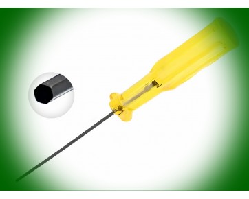 Отвертка шестигранная для швейной техники, диаметр 1,6 мм, длина 133 мм желтая